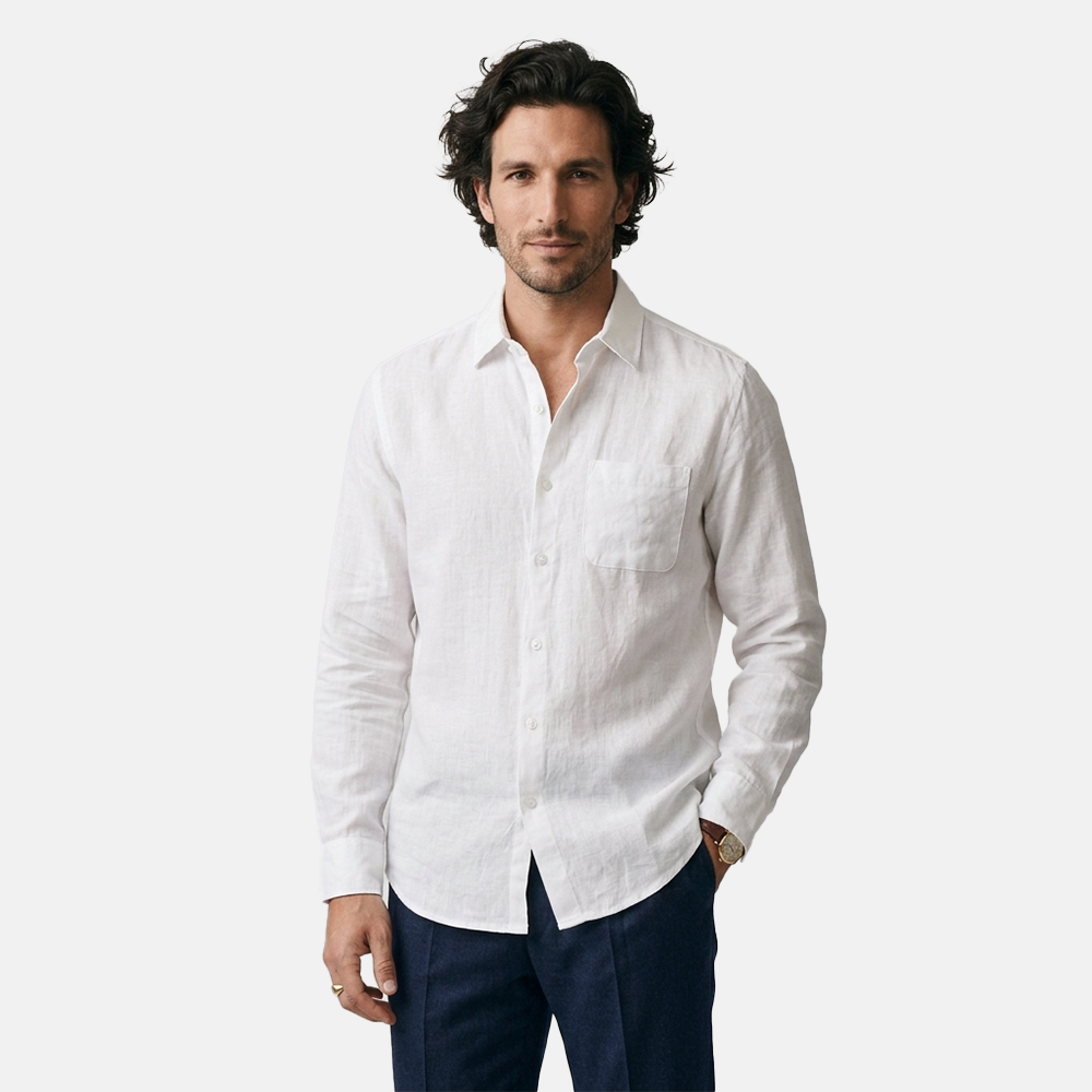 Rivaclo | Men's long sleeve shirt – classic buttoned style