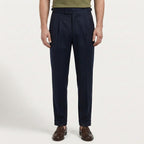 Rivaclo | Pantalon italien classique à pinces pour homme