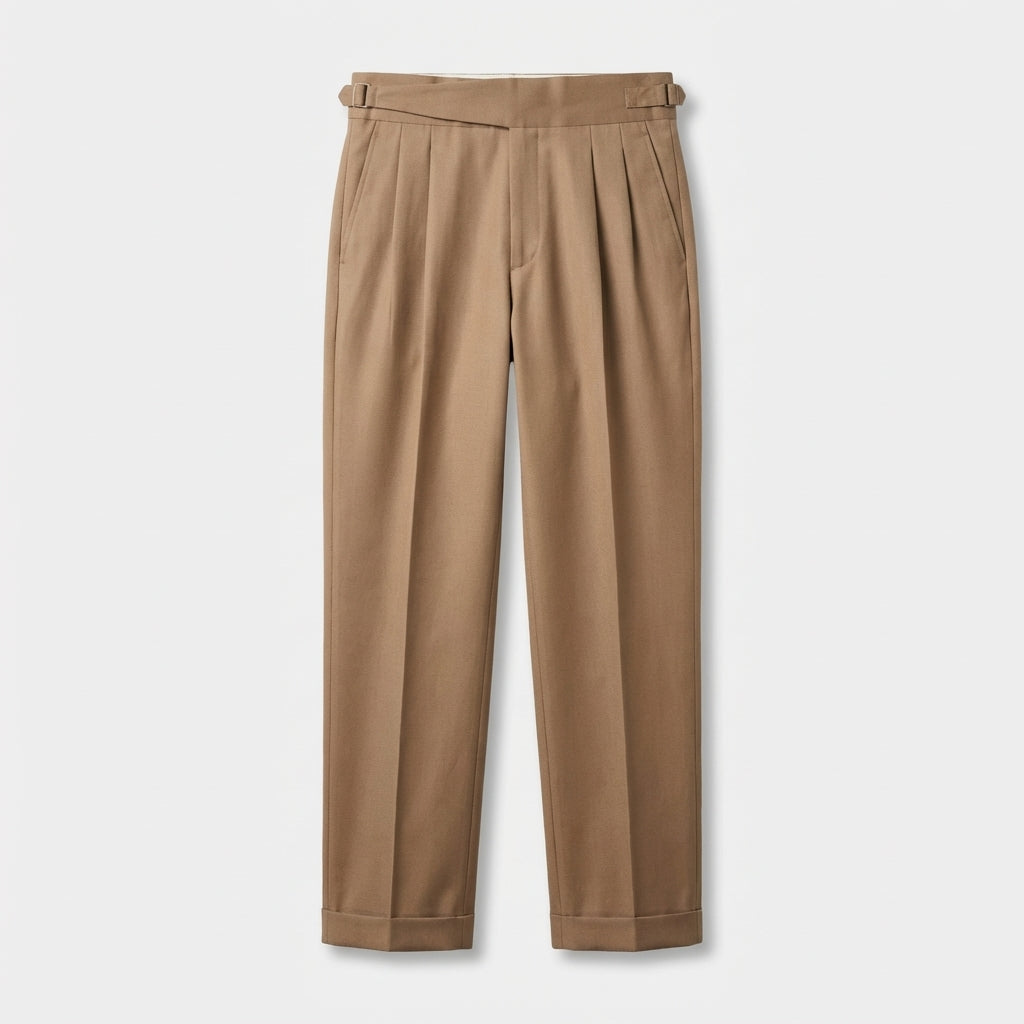 Rivaclo | Pantalon italien classique à pinces pour homme