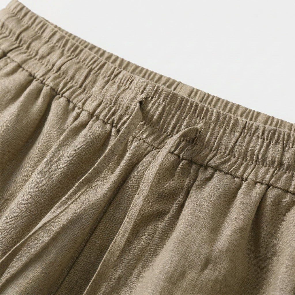 Rivaclo | Homme Ensemble Chemise Manches Longues et Pantalon – Taille Élastique Gris Vert