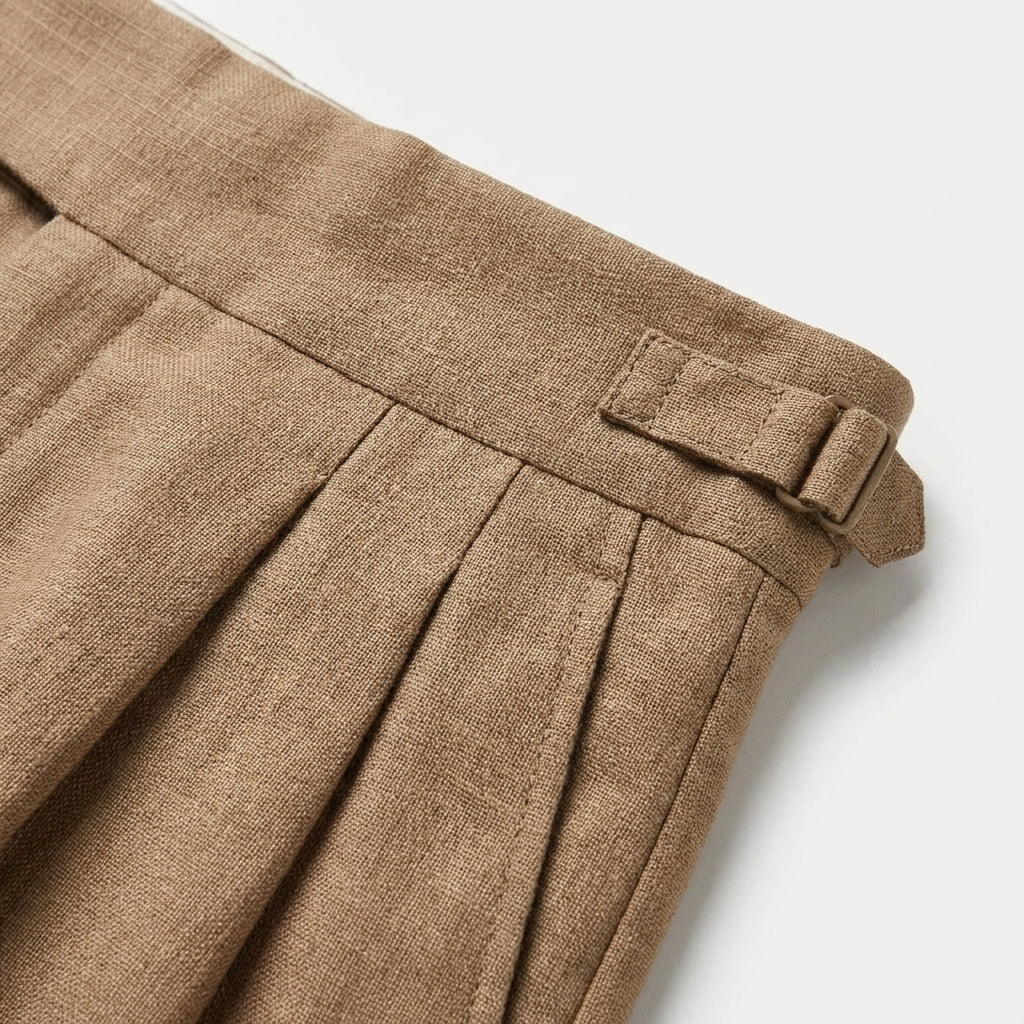 Rivaclo | Pantalon italien classique à pinces pour homme