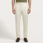 Rivaclo | Pantalon italien classique à pinces pour homme