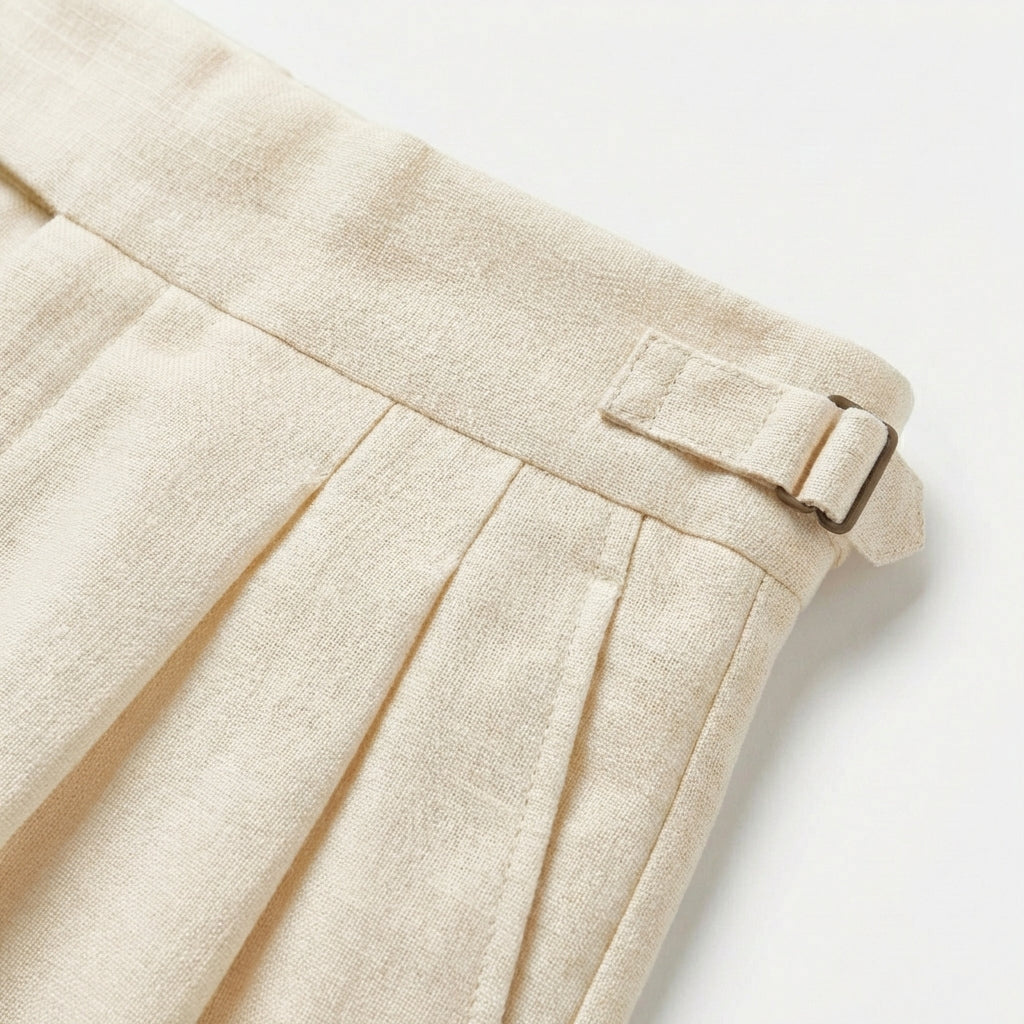 Rivaclo | Pantalon italien classique à pinces pour homme