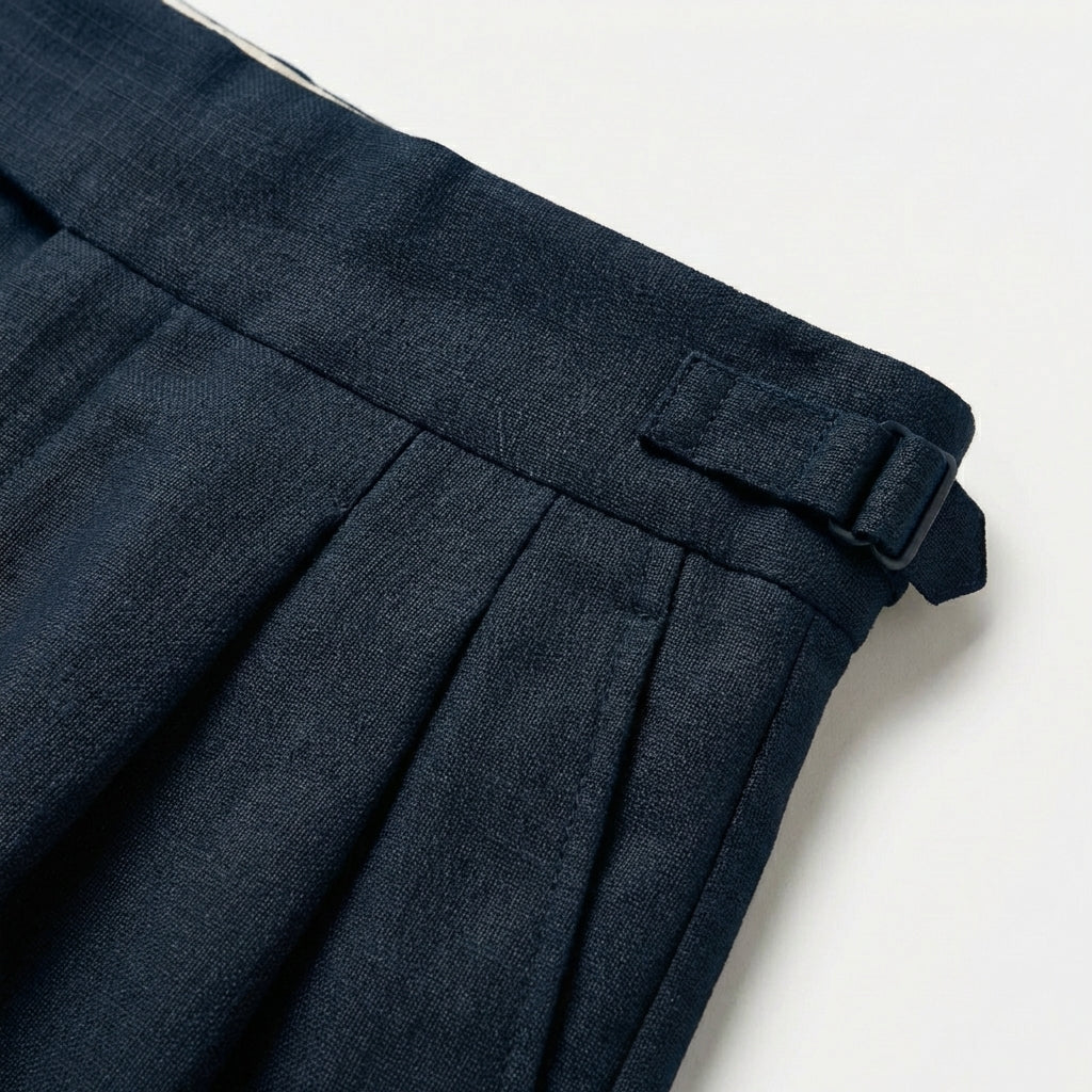 Rivaclo | Pantalon italien classique à pinces pour homme