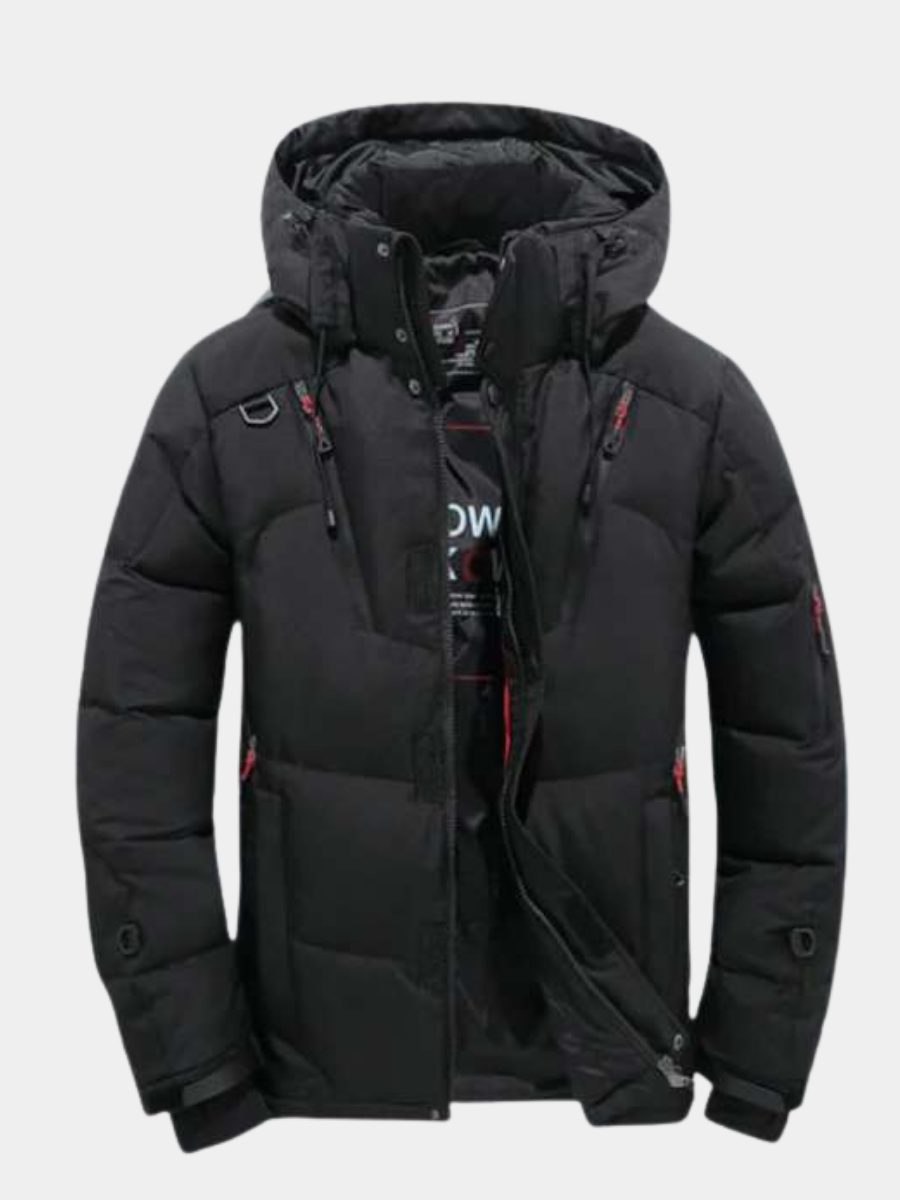 Parka homme hiver chaude à capuche polaire