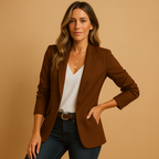 Odette | Blazer Cintré Rouge