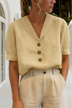Diane | Blouse Blanche Boutonnée