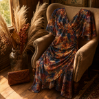 Solange | Robe Midi Drapée