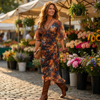 Solange | Robe Midi Drapée