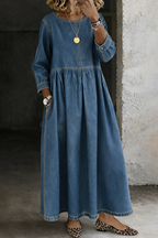 Élise | Robe Denim Ample