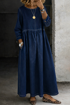 Élise | Robe Denim Ample
