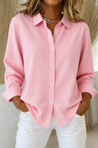 Violette | Chemise Rose Boutonnée