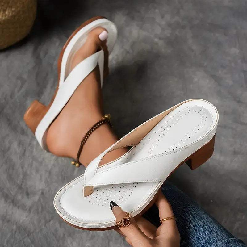 Laurène | Mules Orthopédiques Dorées