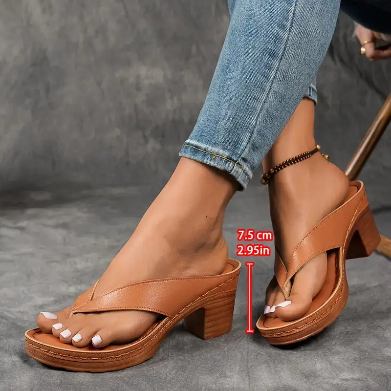Laurène | Mules Orthopédiques Dorées