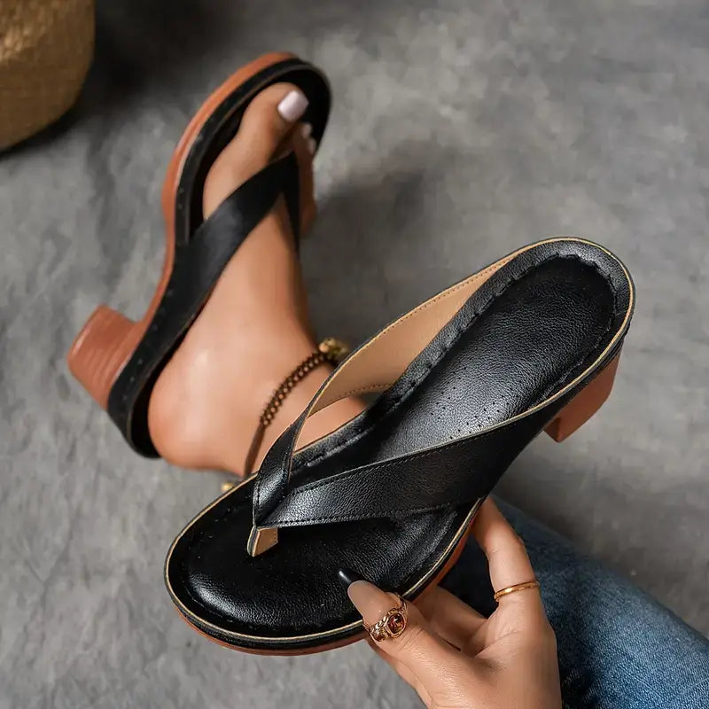 Laurène | Mules Orthopédiques Dorées