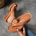 Laurène | Mules Orthopédiques Dorées