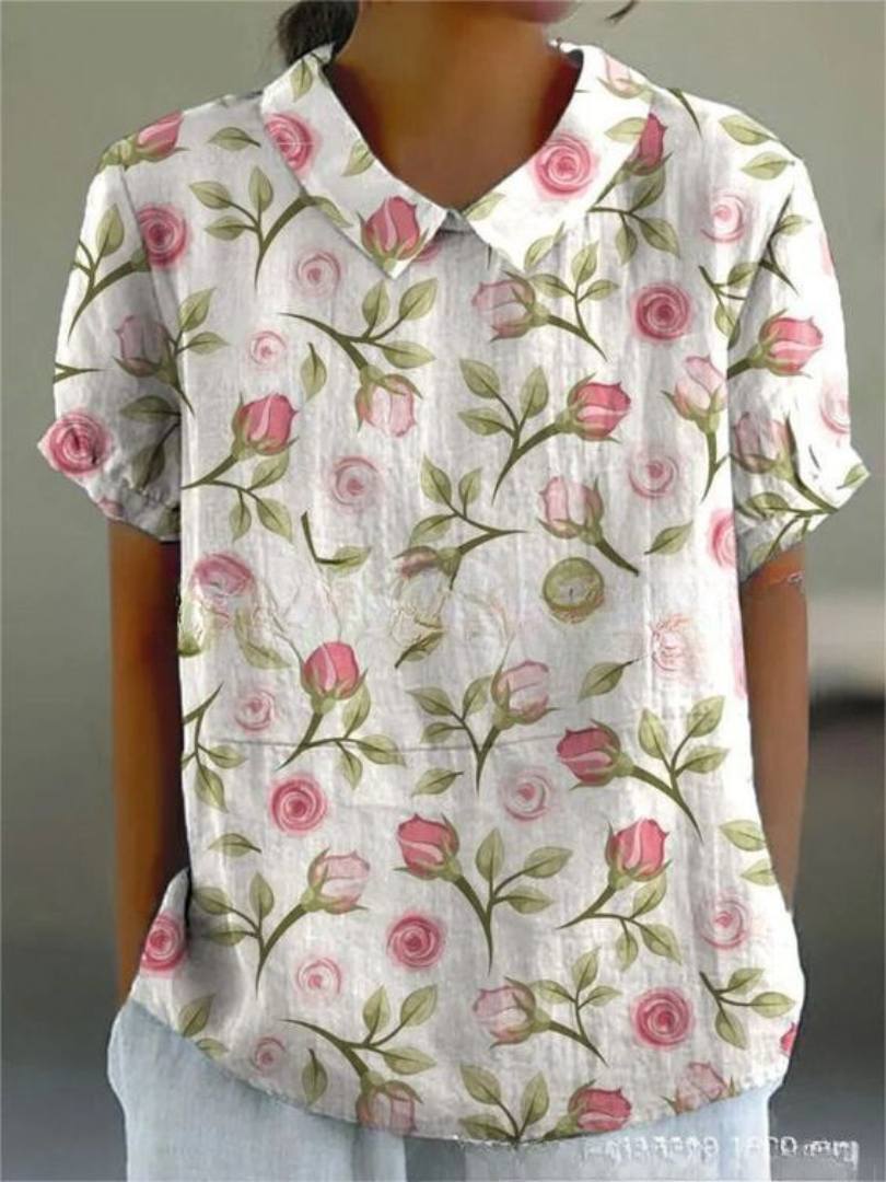 Louna | Chemise Fleurie Brodée