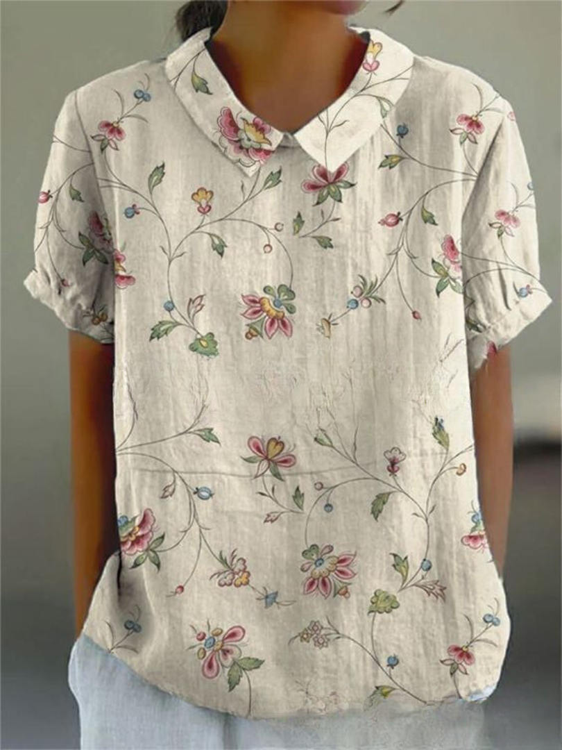 Louna | Chemise Fleurie Brodée