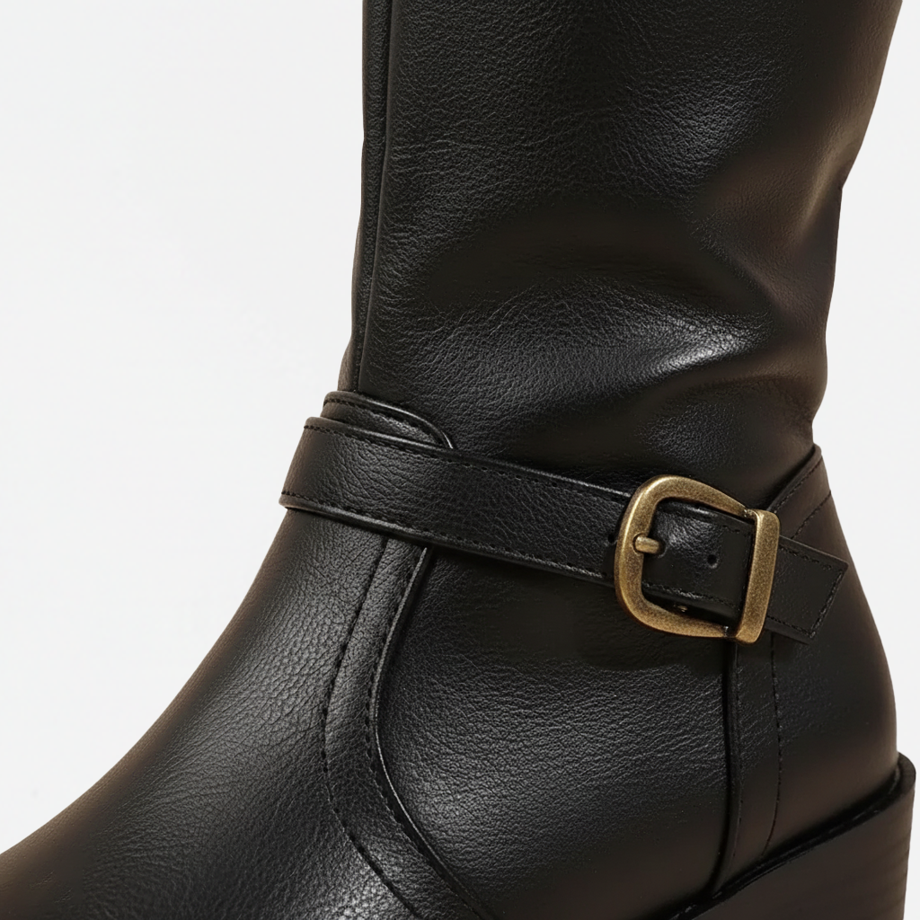 Rivaclo | Bottes d'Équitation Femme en Cuir – Tige Haute Classique