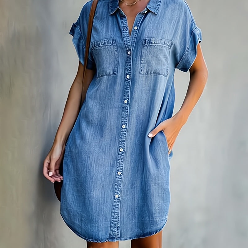 Juliette | Robe Chemise Denim