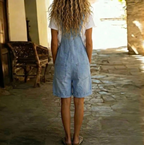 Océane | Salopette Short Denim