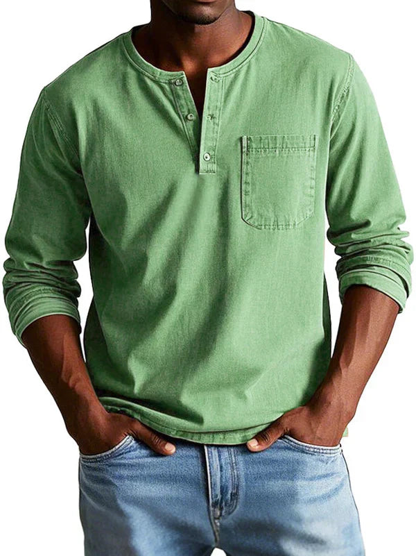 Lucas | Henley Homme Manches Longues