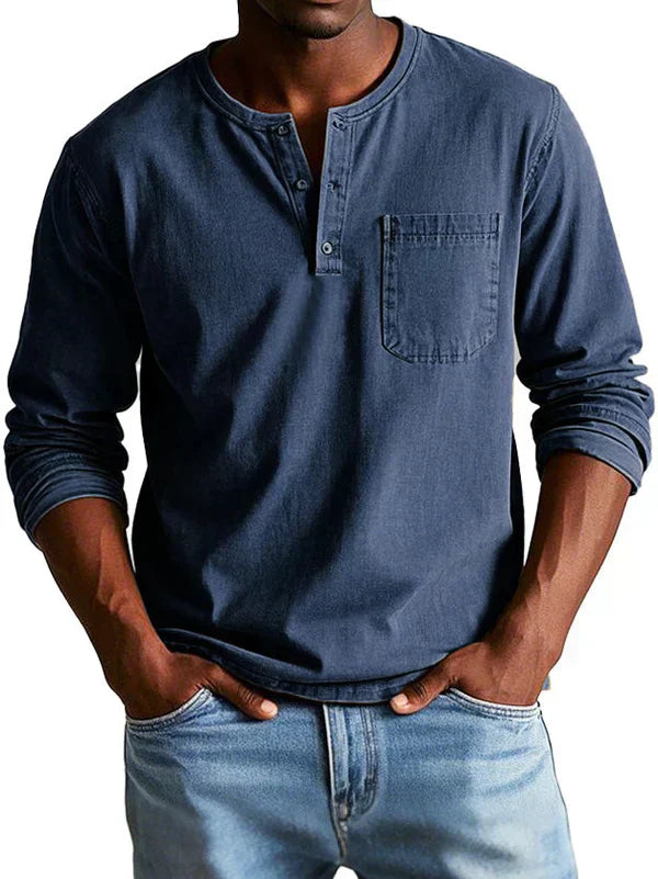 Lucas | Henley Homme Manches Longues