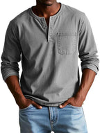 Lucas | Henley Homme Manches Longues