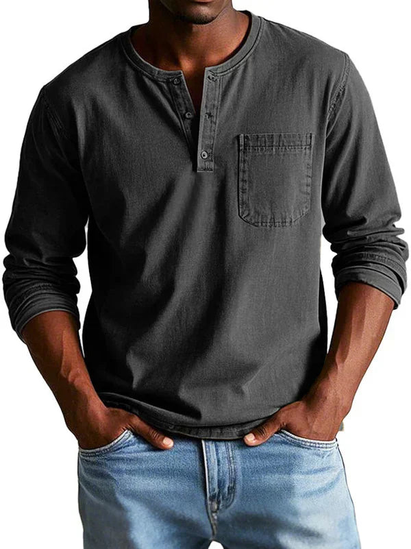Lucas | Henley Homme Manches Longues