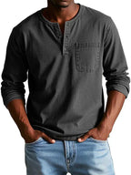 Lucas | Henley Homme Manches Longues