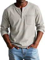 Lucas | Henley Homme Manches Longues