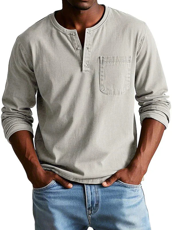 Lucas | Henley Homme Manches Longues