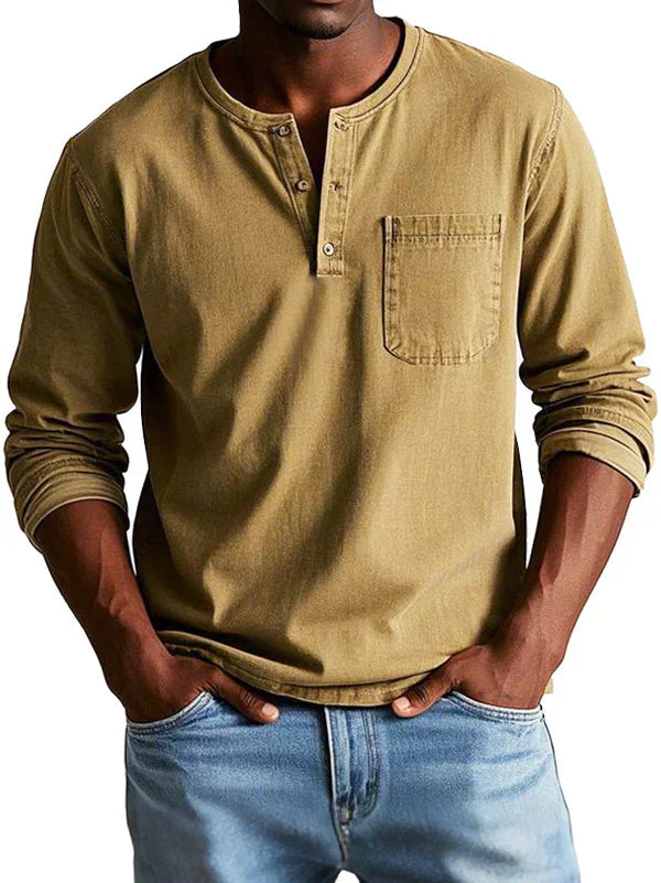 Lucas | Henley Homme Manches Longues