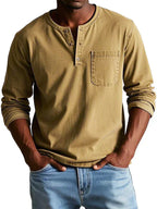 Lucas | Henley Homme Manches Longues