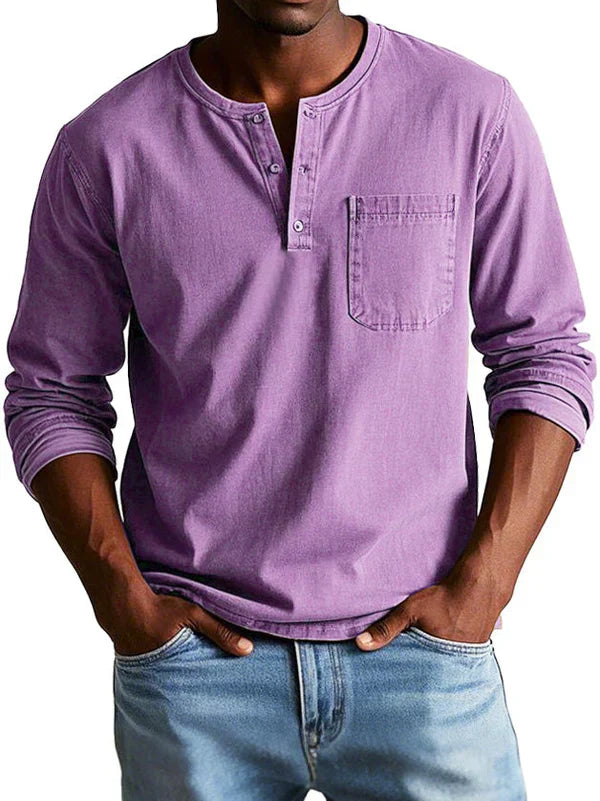 Lucas | Henley Homme Manches Longues