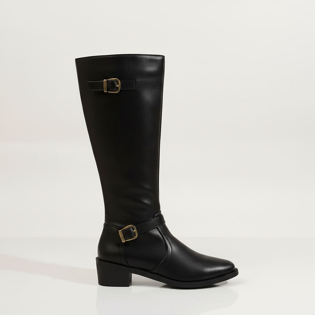 Rivaclo | Bottes d'Équitation Femme en Cuir – Tige Haute Classique