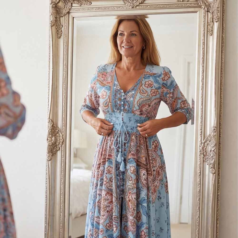 Elowen | Robe Maxi Fleurie