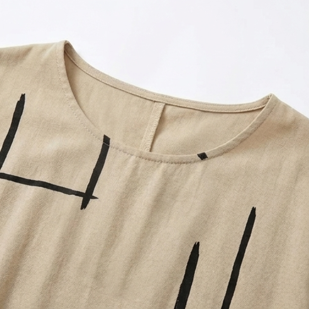 Lumara | Robe Droite Imprimé Abstrait