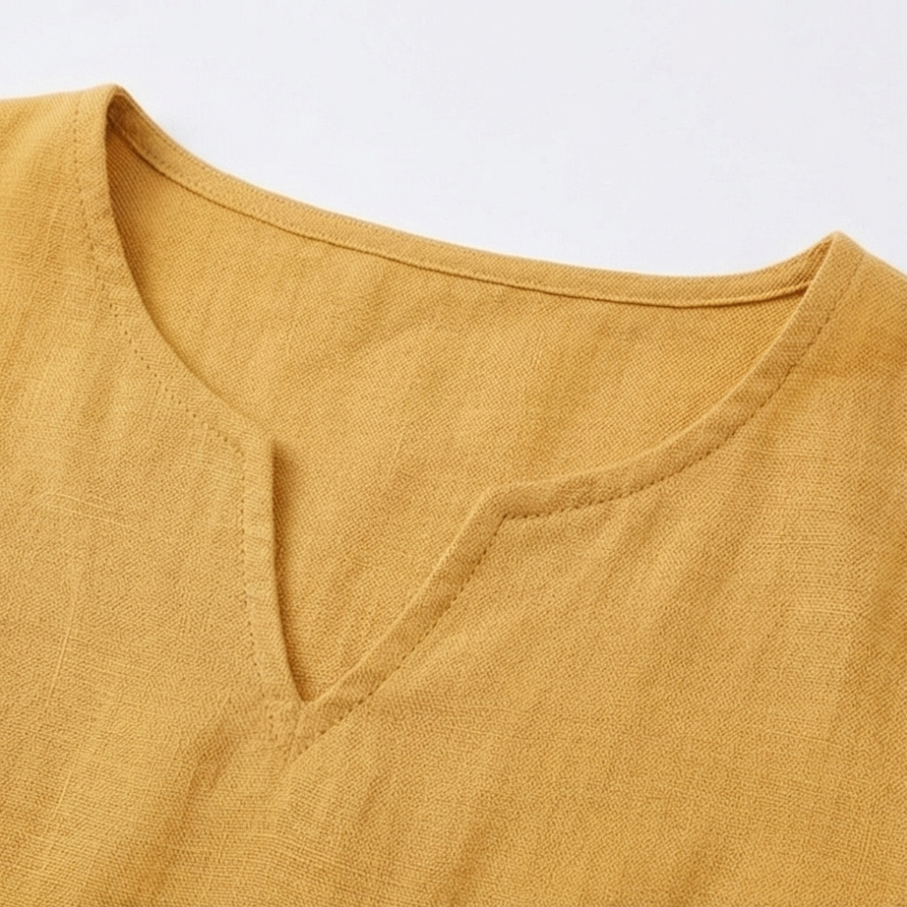Audrey | Robe Midi Col V