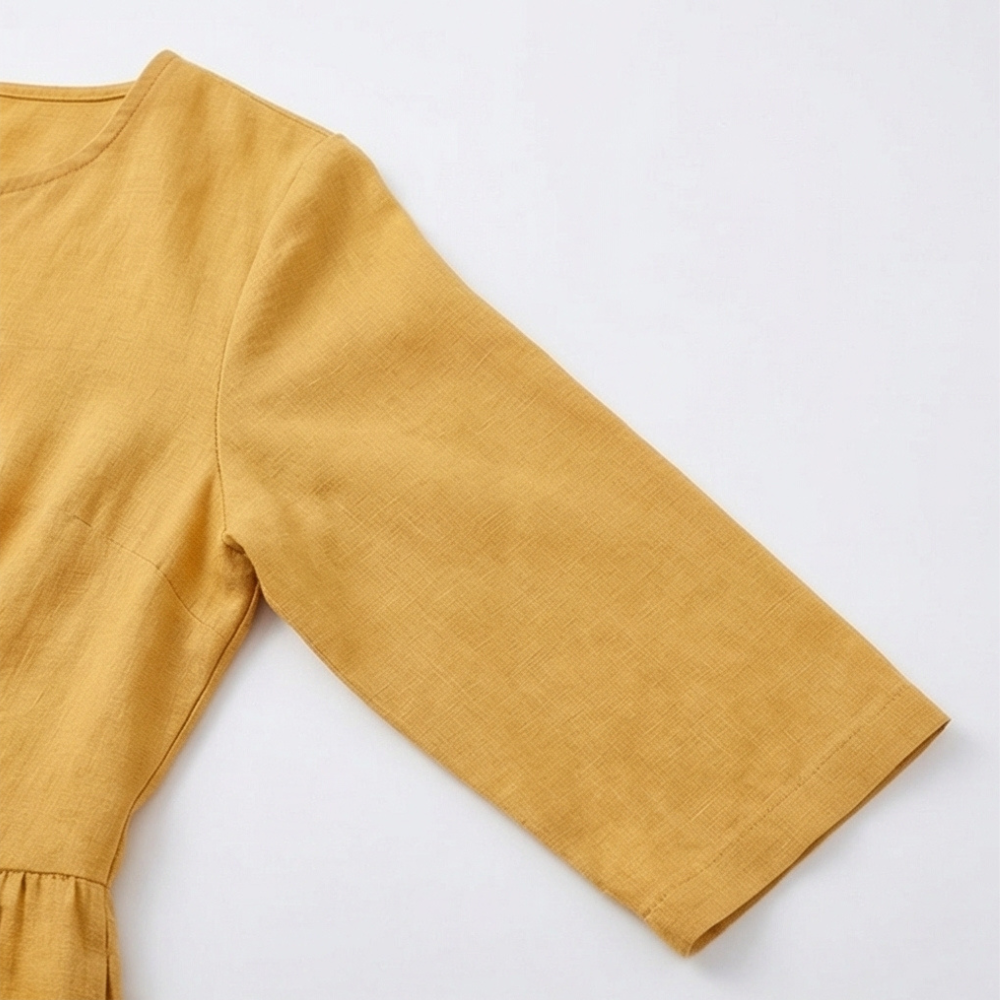 Audrey | Robe Midi Col V