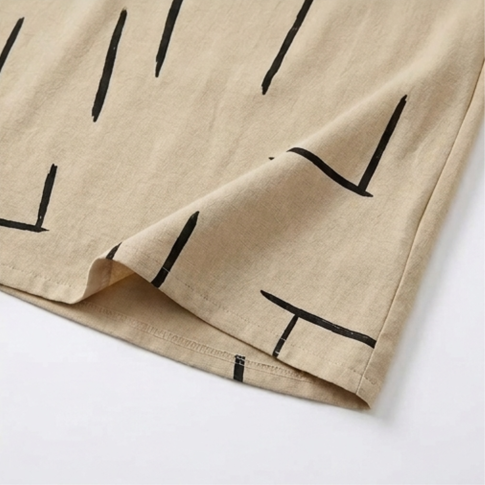 Lumara | Robe Droite Imprimé Abstrait