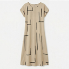 Lumara | Robe Droite Imprimé Abstrait