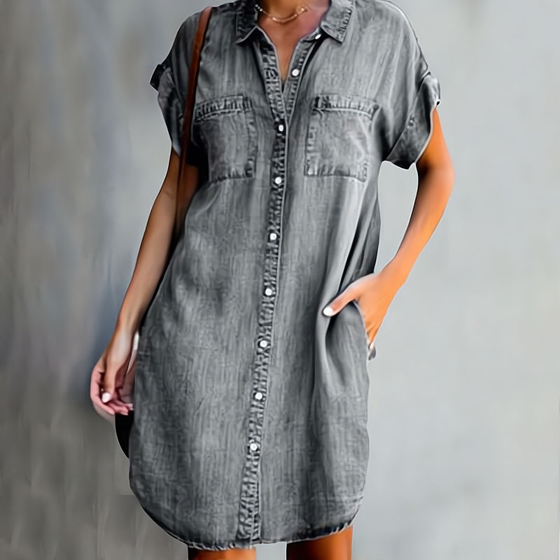 Juliette | Robe Chemise Denim