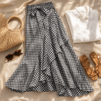 Nathalie | Jupe Maxi Vichy