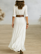 Bérénice | Robe Maxi Chemise Bohème