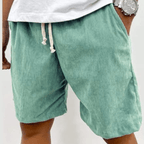 David | Short en Velours Côtelé à Cordon