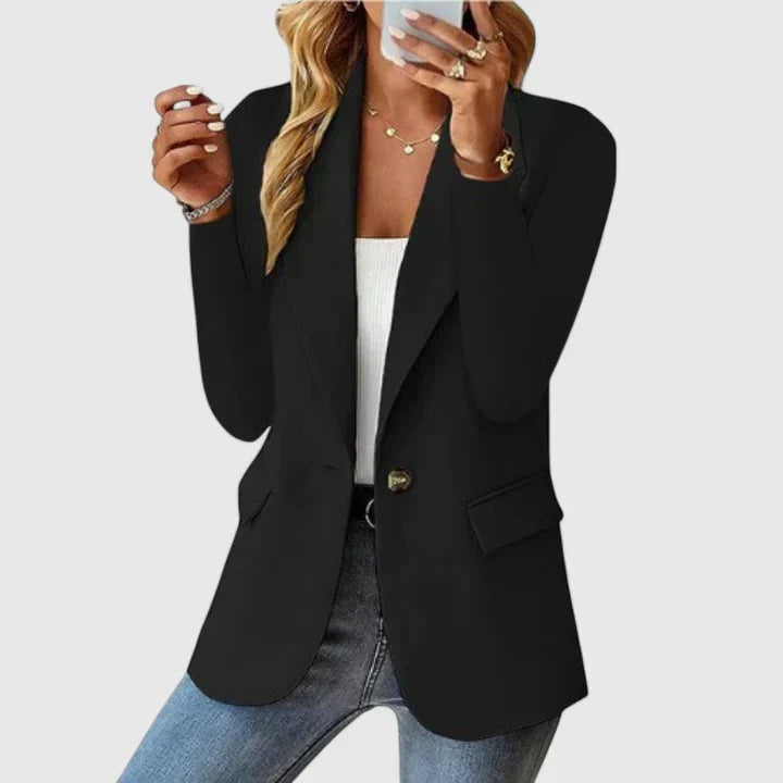 Blazer femme coupe droite élégante de ville 6