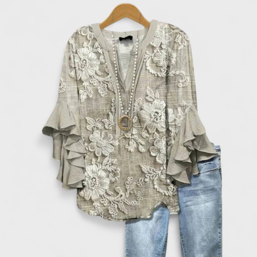 Anaïs | Blouse Légère Fleurie
