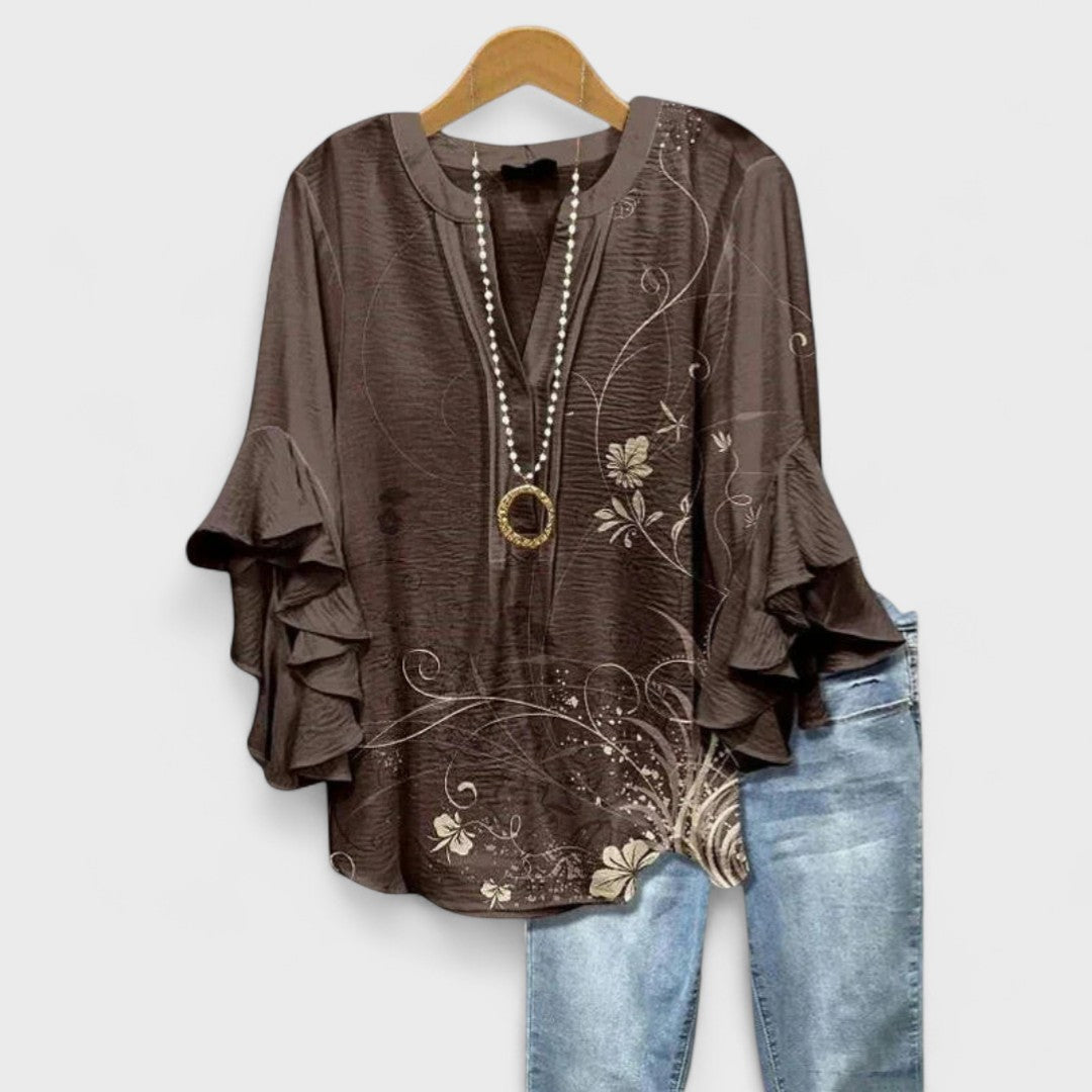 Anaïs | Blouse Légère Fleurie