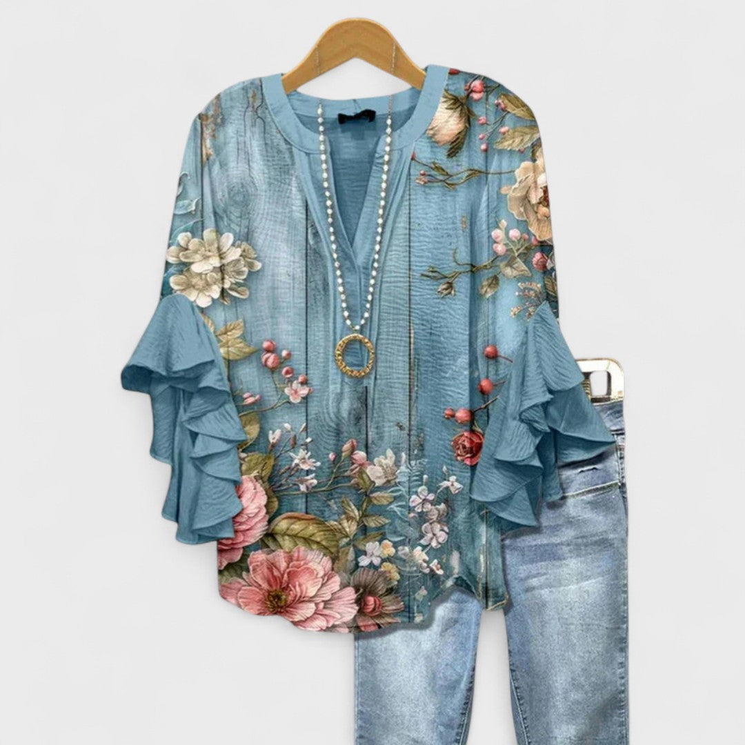 Anaïs | Blouse Légère Fleurie
